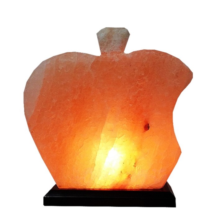 Соляная лампа "Яблоко" 1,5-2,5 кг гималайская соль 19х17х7 см
