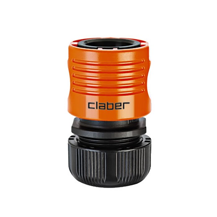 Коннектор, 1/2" (12 мм), пластик, Claber