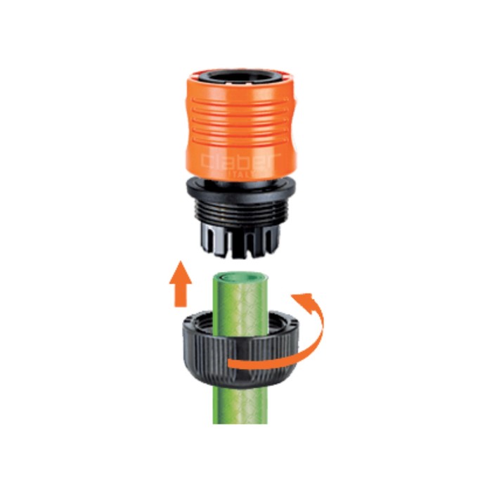 Коннектор, 3/4" (19 мм), пластик, Claber