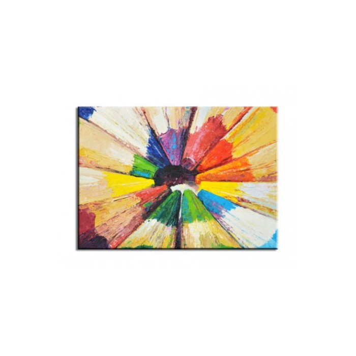 Картина акриловая «Разноцветные карандаши», 60x40см