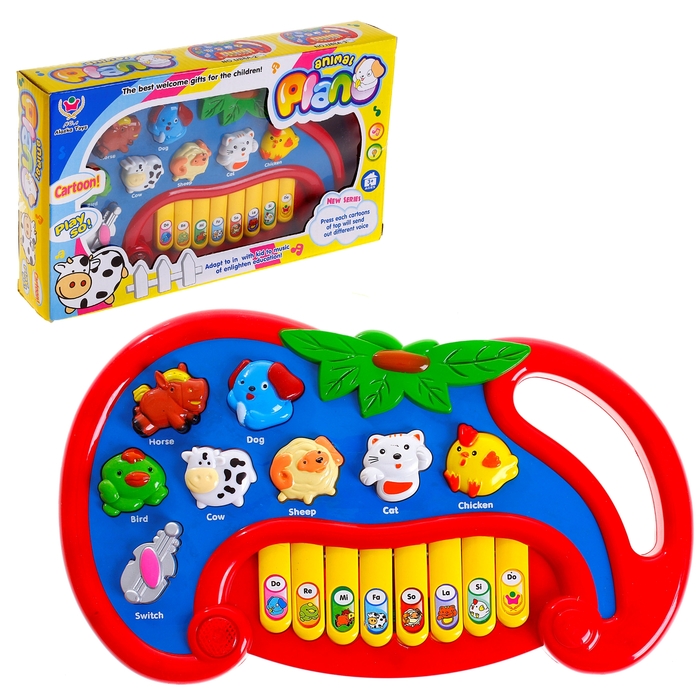 Музыкальная игрушка-ионика «Ферма», английская озвучка, работает от батареек