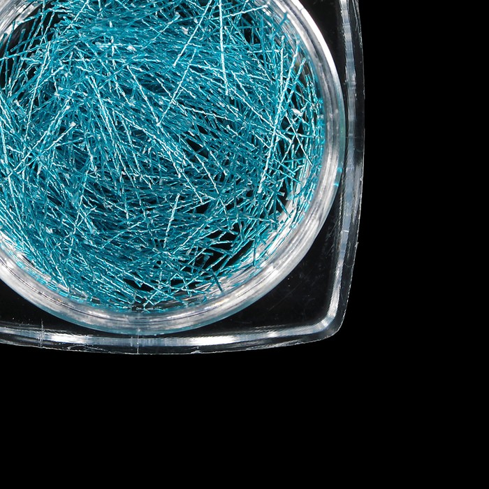 Нити для декора ногтей, цвет бирюзовый