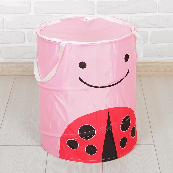 Корзина для игрушек "Божья коровка" , 35× 45 см