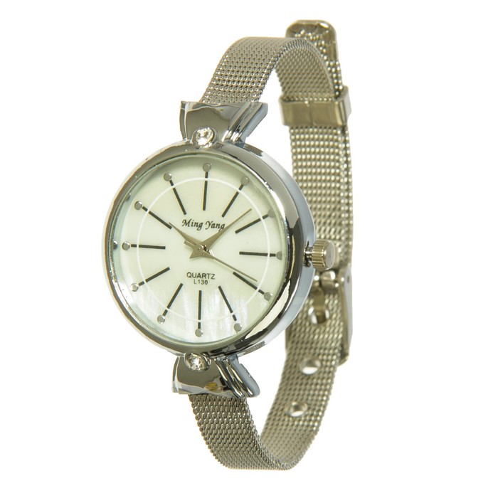 Часы наручные женские, браслет плетёный микс, циферблат микс