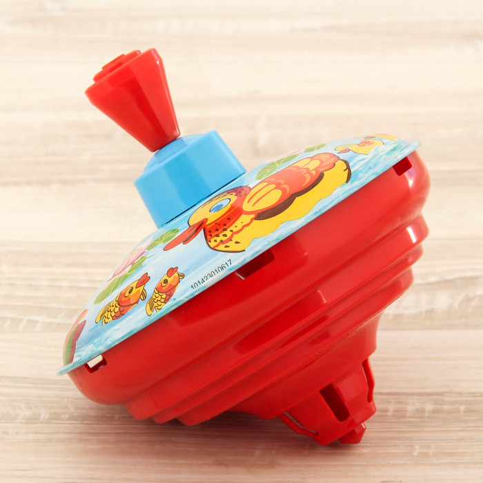 Юла металлическая "Маленькая Уточка", диаметр 13 см