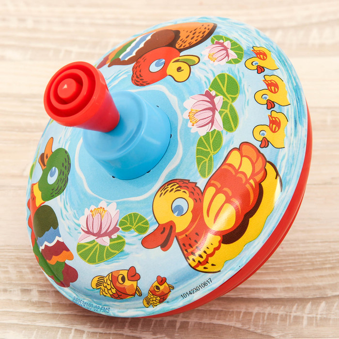 Юла металлическая "Маленькая Уточка", диаметр 13 см