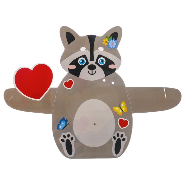 Ложечка сувенирная в фигурной открытке "Ты мое счастье" 19,5 см