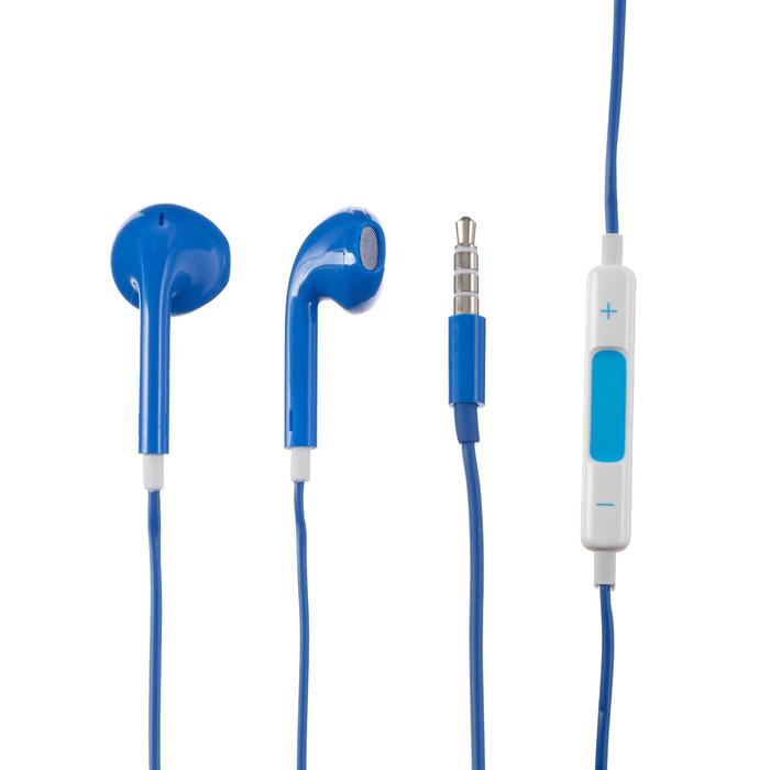 Наушники LuazON, вкладыши, с гарнитурой, пластиковые, синие