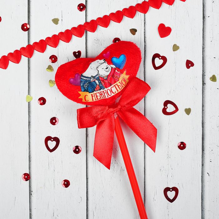 Декор для букетов "С нежностью", мишка