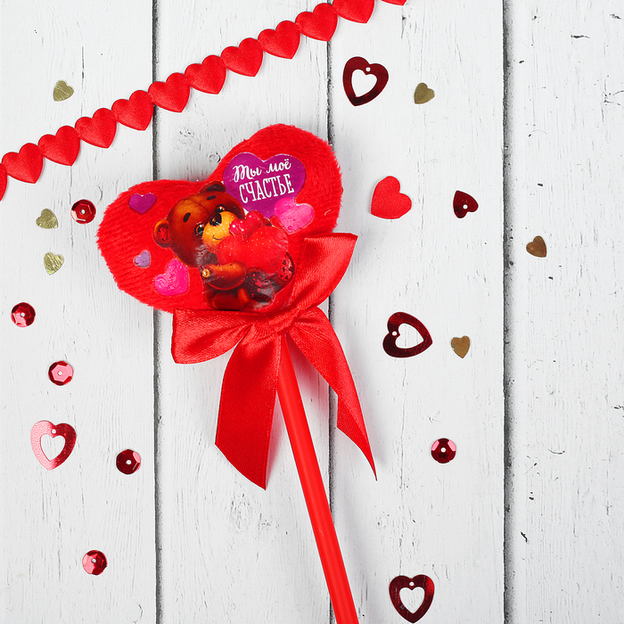 Декор для букетов "Ты моё счастье", мишутка