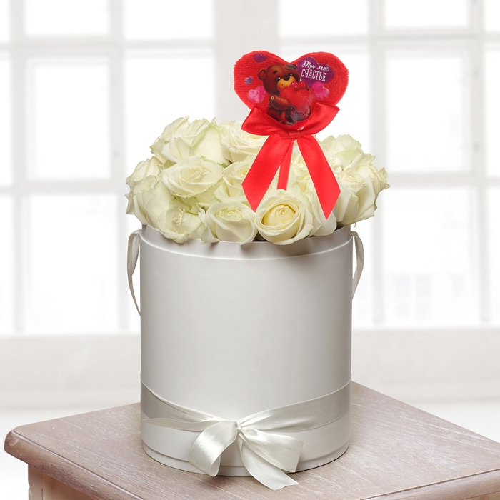 Декор для букетов "Ты моё счастье", мишутка