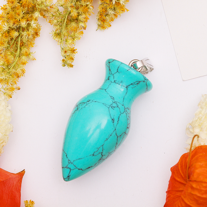 Подвеска кувшин "Бирюза"