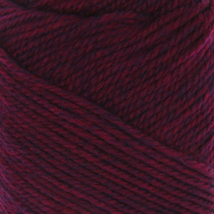 Пряжа "Yak wool" 60% пух яка, 20% меринос.шерсть, 20% акрил 430м/100гр (9909 баклажан)