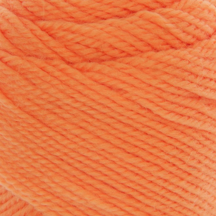 Пряжа "Yak wool" 60% пух яка, 20% меринос.шерсть, 20% акрил 430м/100гр (805 оранж.неон)