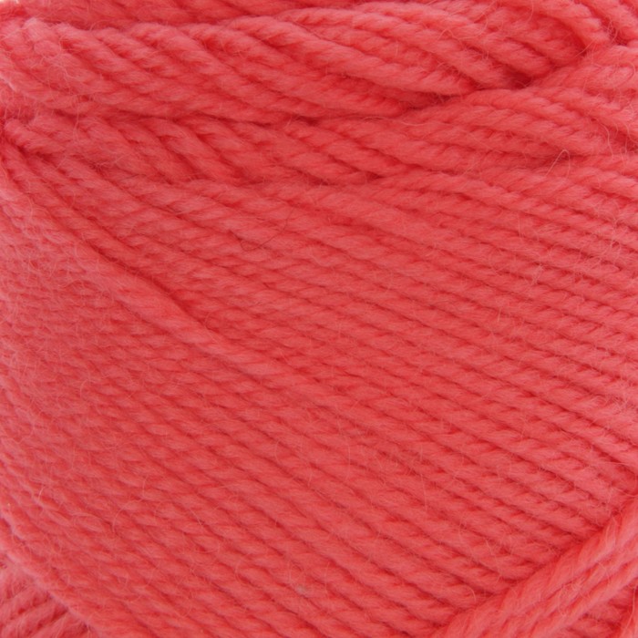 Пряжа "Yak wool" 60% пух яка, 20% меринос.шерсть, 20% акрил 430м/100гр (2404 коралл )