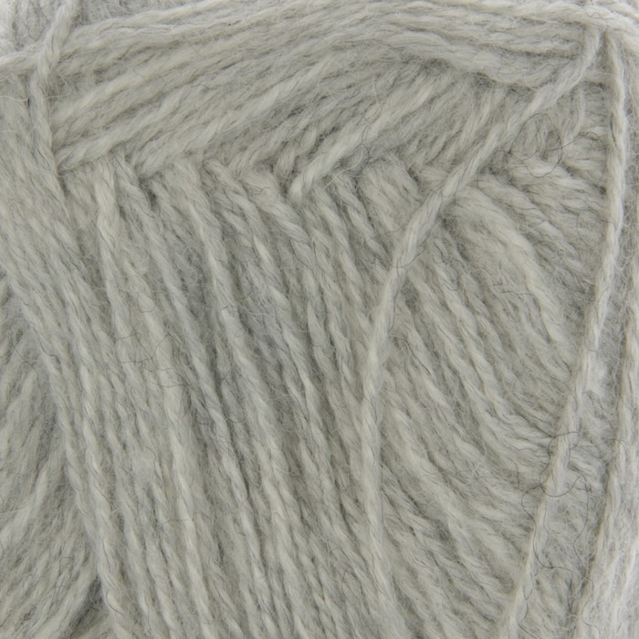 Пряжа "Ангора кролик" 40% ангора, 60% акрил 500м/100гр (29601 светло-серый)
