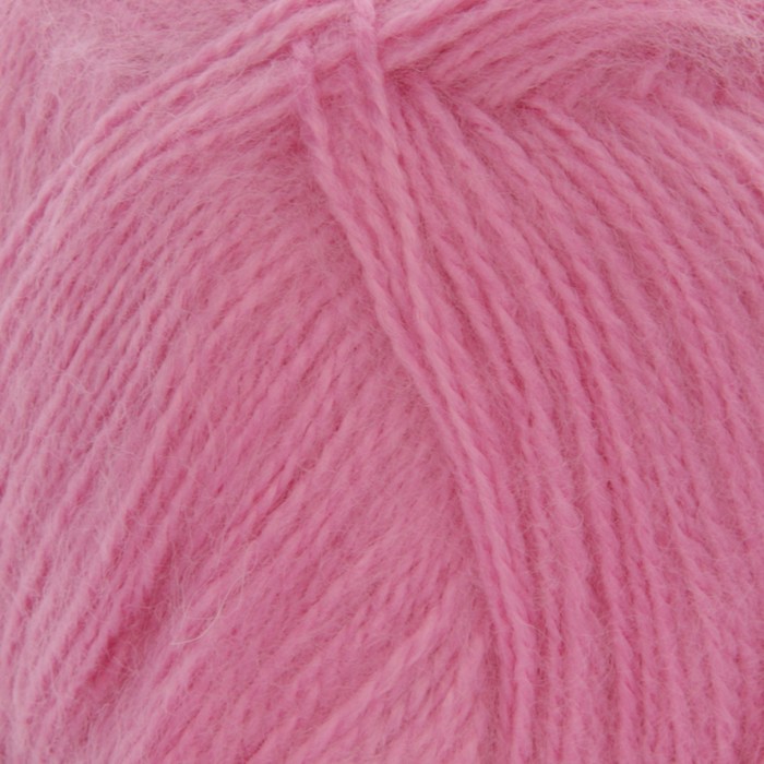 Пряжа "Ангора кролик" 40% ангора, 60% акрил 500м/100гр (925 ярко-розовый)