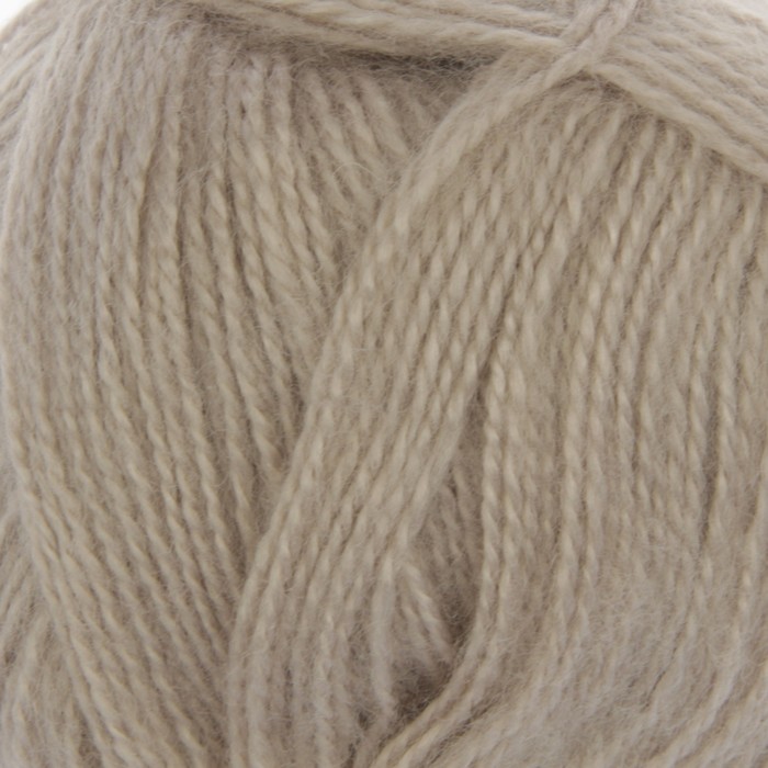 Пряжа "Ангора кролик" 40% ангора, 60% акрил 500м/100гр (408 т.бежевый)