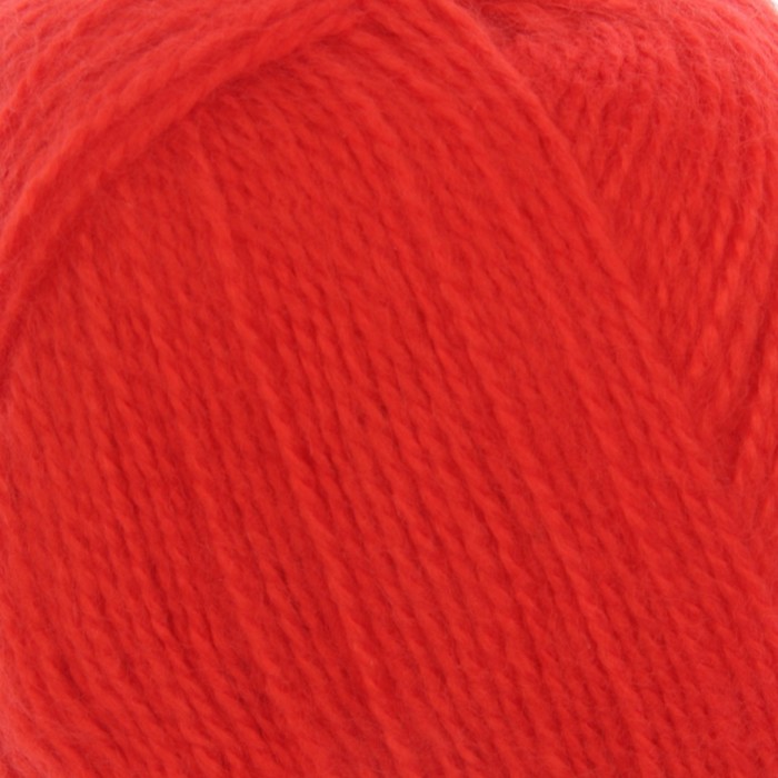 Пряжа "Ангора кролик" 40% ангора, 60% акрил 500м/100гр (2222 красный)