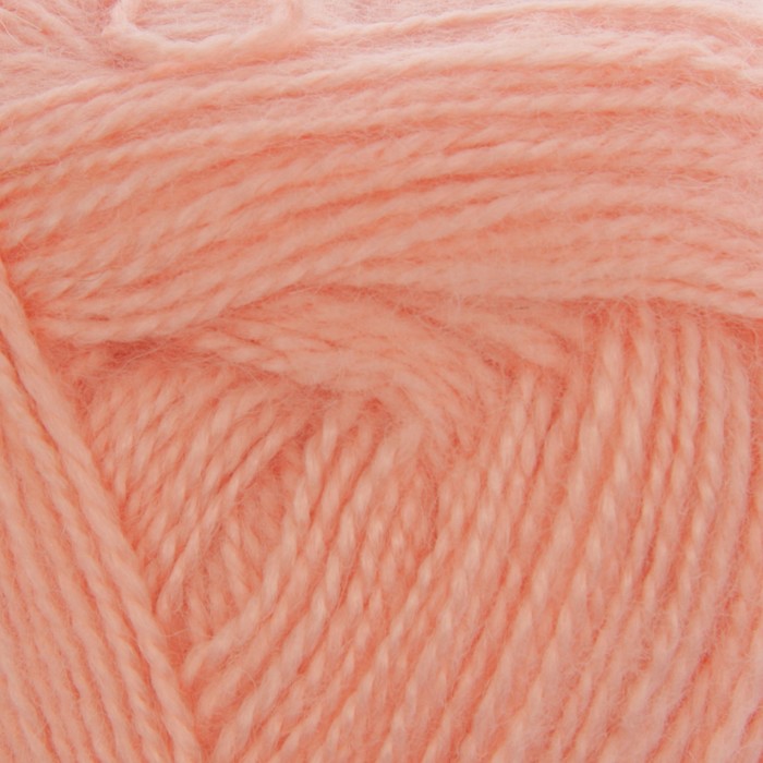 Пряжа "Ангора кролик" 40% ангора, 60% акрил 500м/100гр (270 персик)