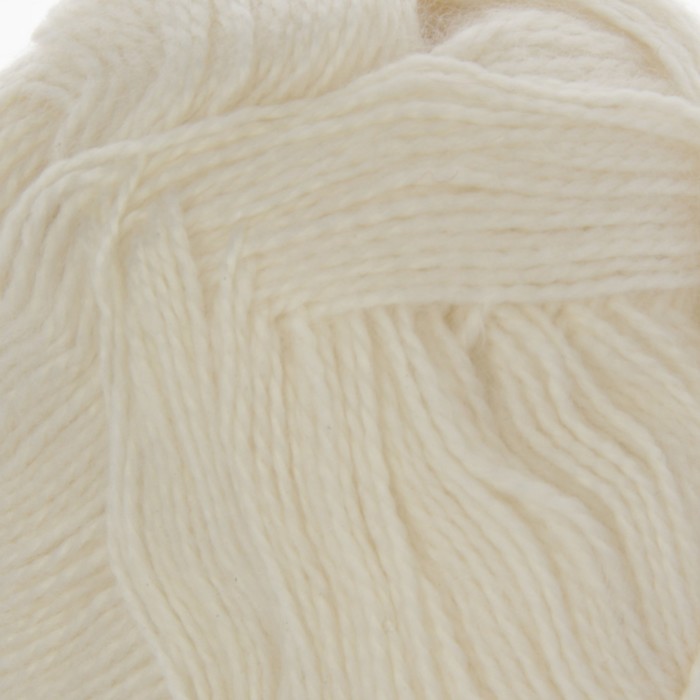 Пряжа "Ангора кролик" 40% ангора, 60% акрил 500м/100гр (2001 белый)
