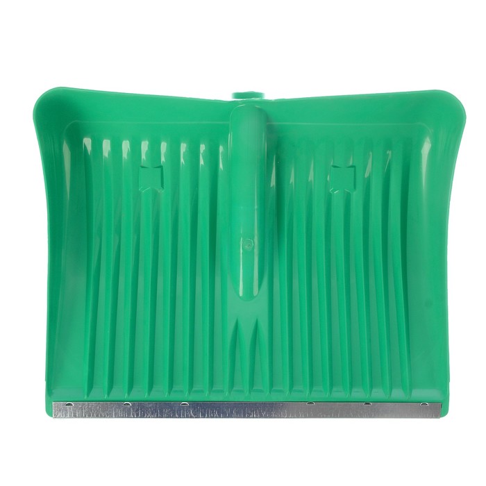 Ковш лопаты пластиковый «Айсберг», 500 × 400 мм, с оцинкованной планкой, тулейка 36 мм