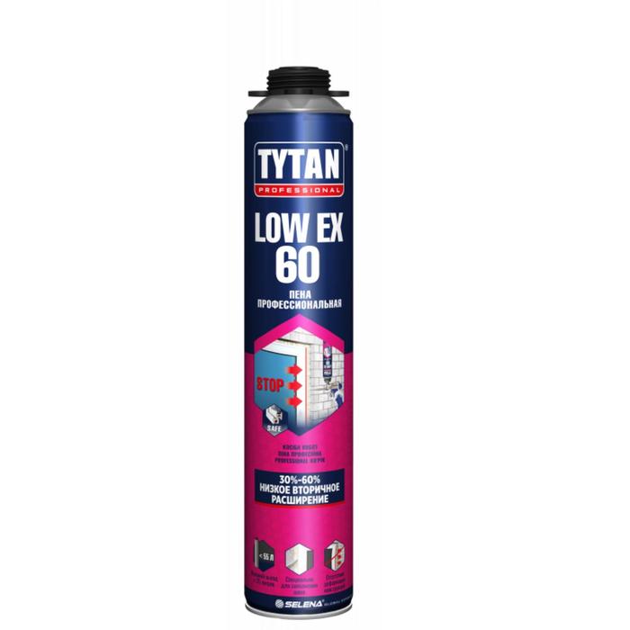 Пена монтажная Tytan (Low Expansion) (00586), профессиональный, 750мл