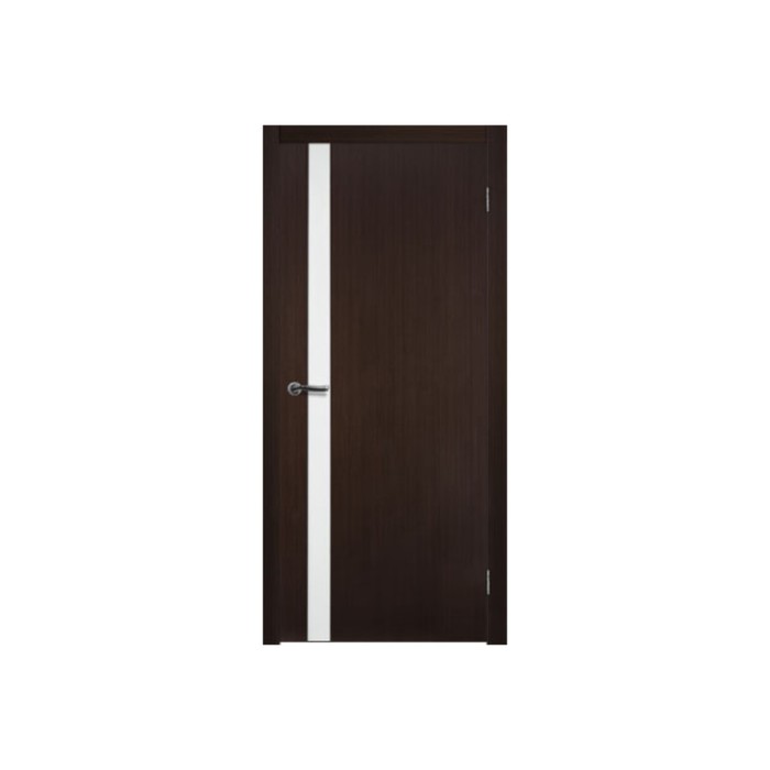 Дверное полотно остекленное Веста1 венге 2000x700