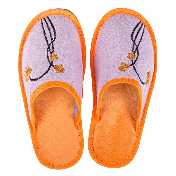 Тапочки женские закрытые арт. CX2004, цвет сиреневый, размер 37