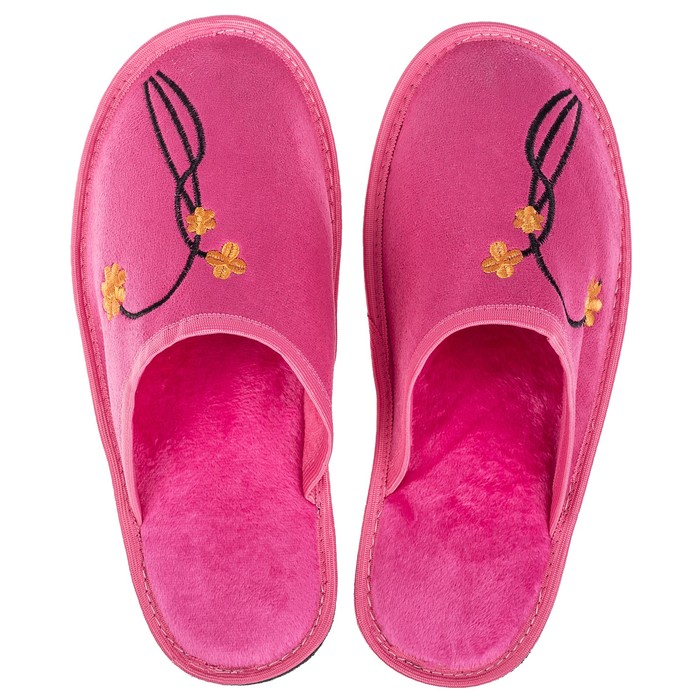 Тапочки женские закрытые арт. CX2004, цвет розовый, размер 38