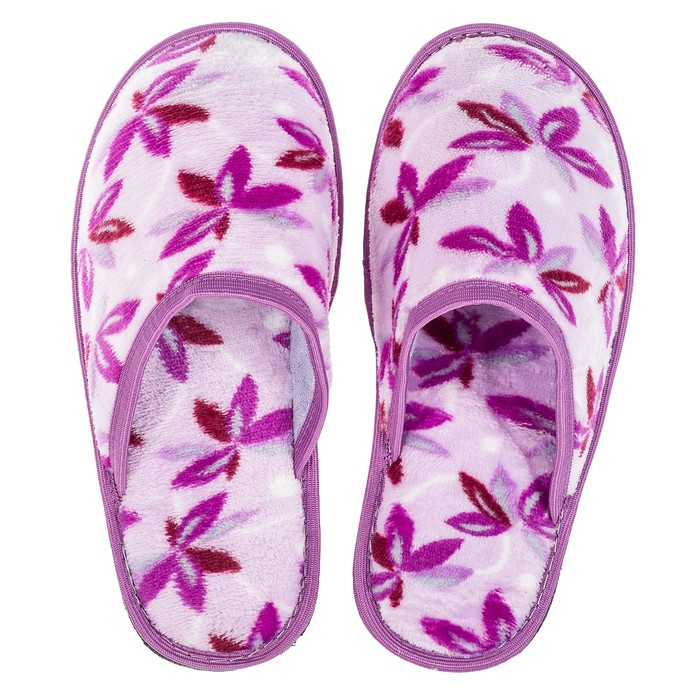 Тапочки женские закрытые арт. CX3029, цвет сиреневый, размер 37