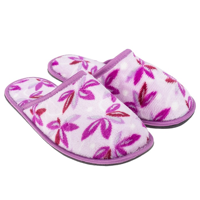 Тапочки женские закрытые арт. CX3029, цвет сиреневый, размер 38