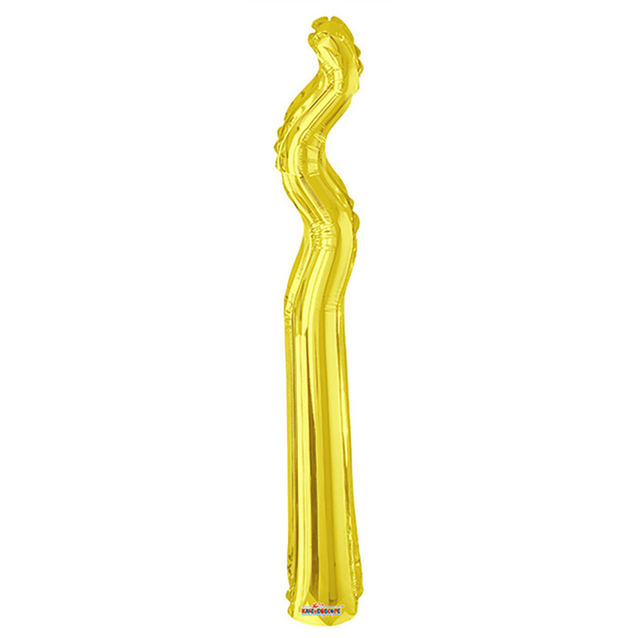 Шар фольгированный 14" Змейка GOLD