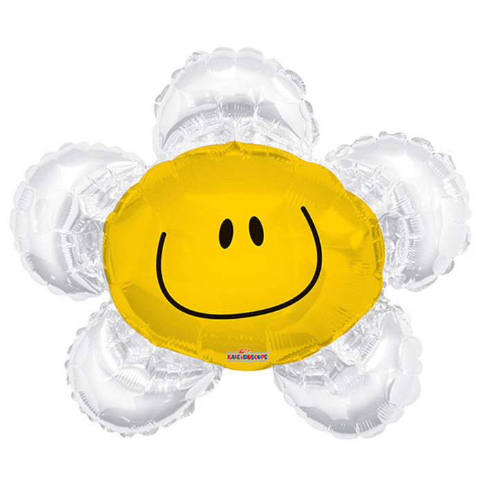 Шар фольгированный 14" "Цветочек белый"