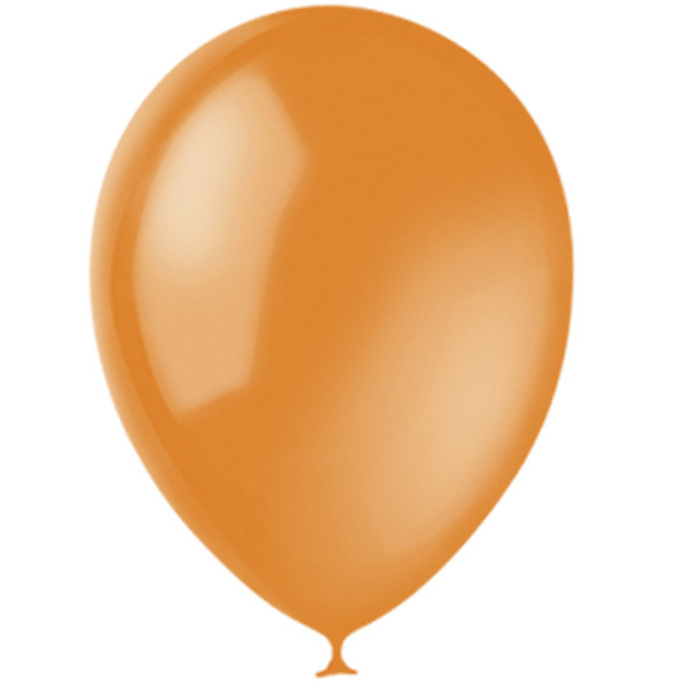 Шар латексный 14", декоратор оранжевый, набор 50 шт