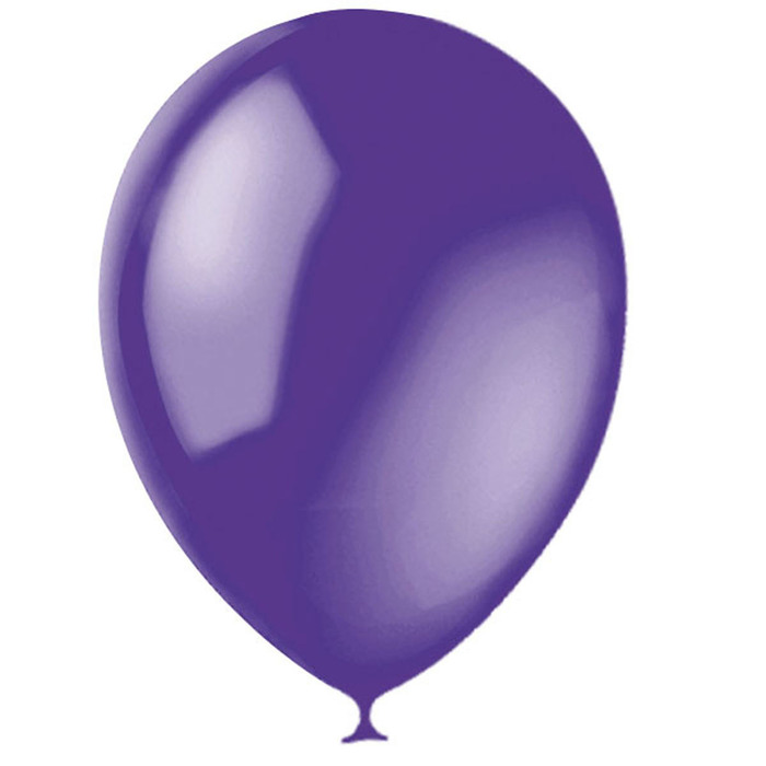 Шар латексный 14", декоратор филетовый, набор 50 шт