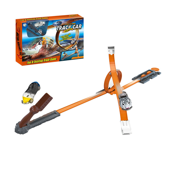 Автотрек "Горячие гонки", с запуском и трамплином