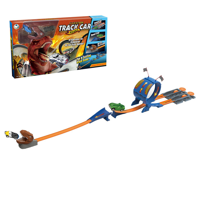 Автотрек "Горячие гонки", с запуском