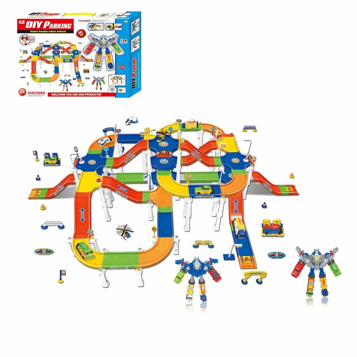 Парковка "АвтоБот", с трансформером машиной