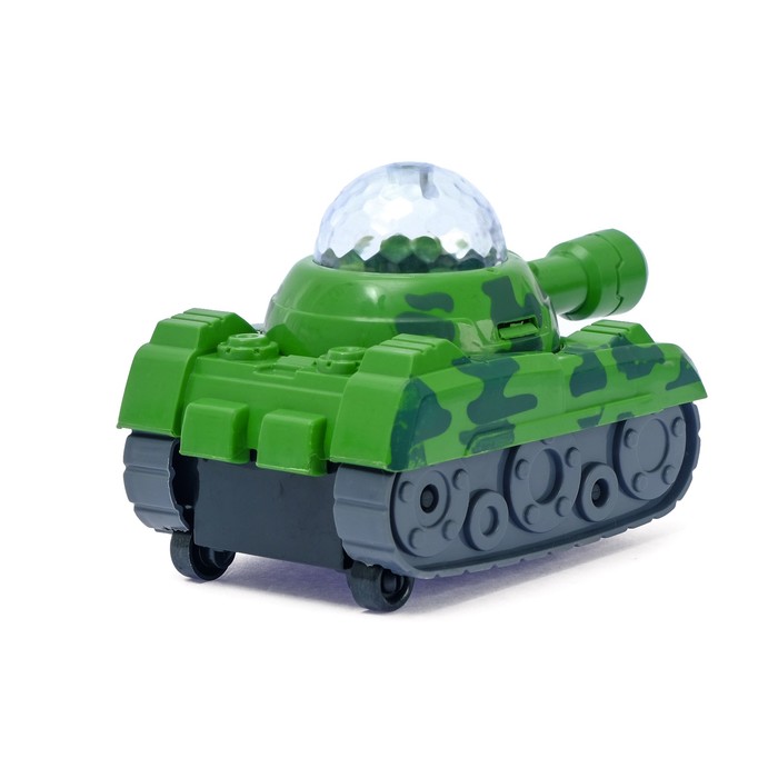 Танк "Защитник", работает от батареек, световые и звуковые эффекты
