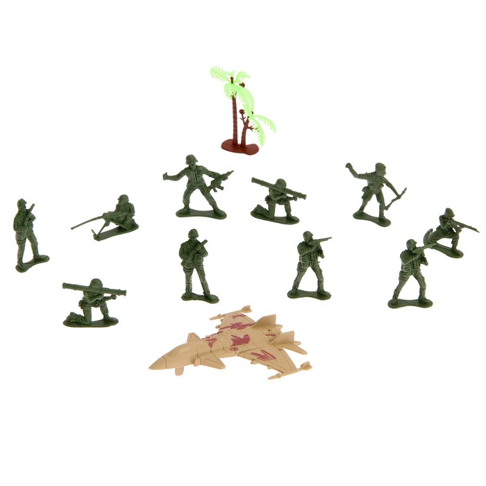Набор солдатиков "Десант", с аксессуарами