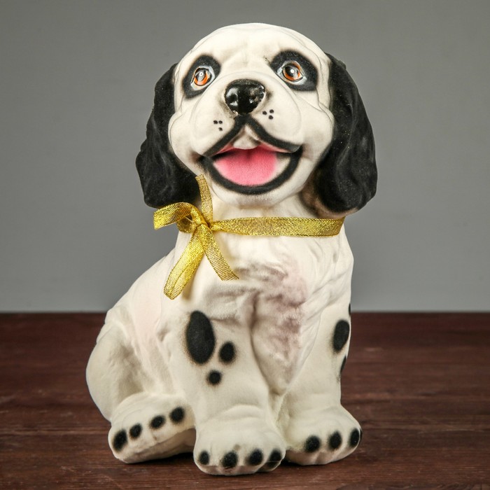 Копилка "Собака Джин", флок, микс