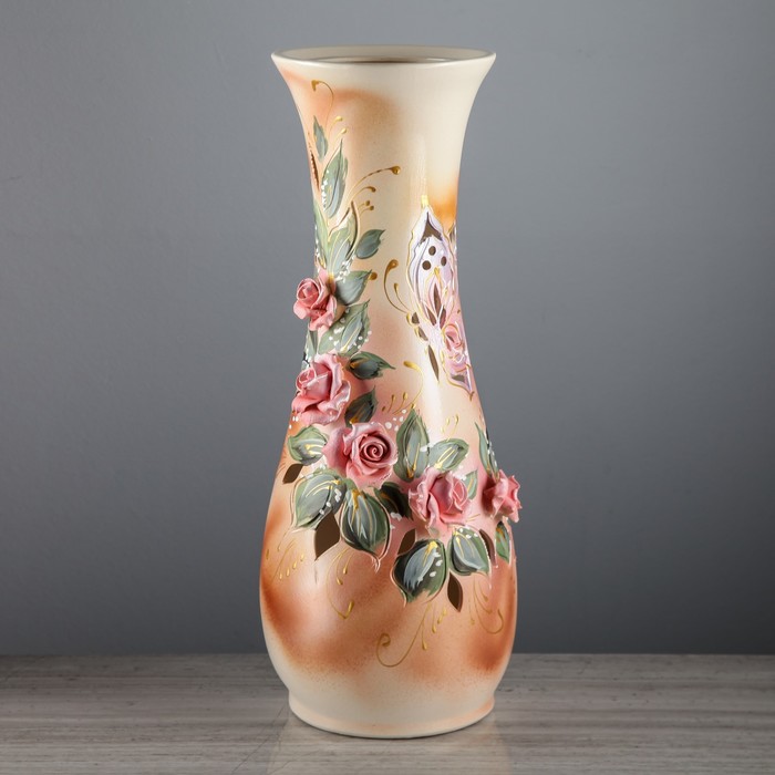 Ваза "Осень" лепка асид  микс