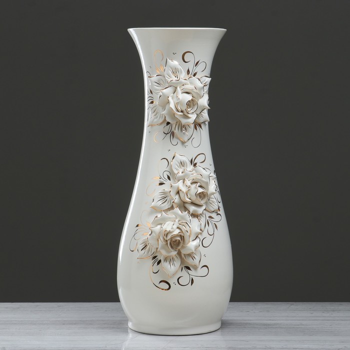 Ваза "Осень" лепка золото № 3 микс