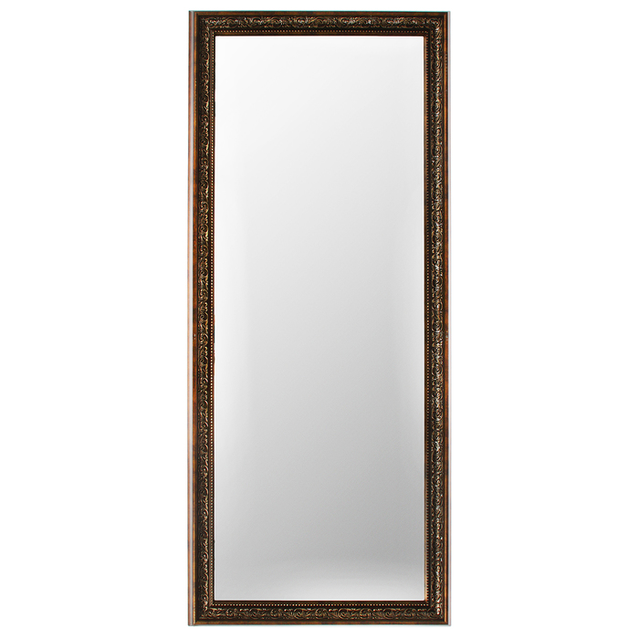 Зеркало в коричнево-золотой раме, 50х120 см