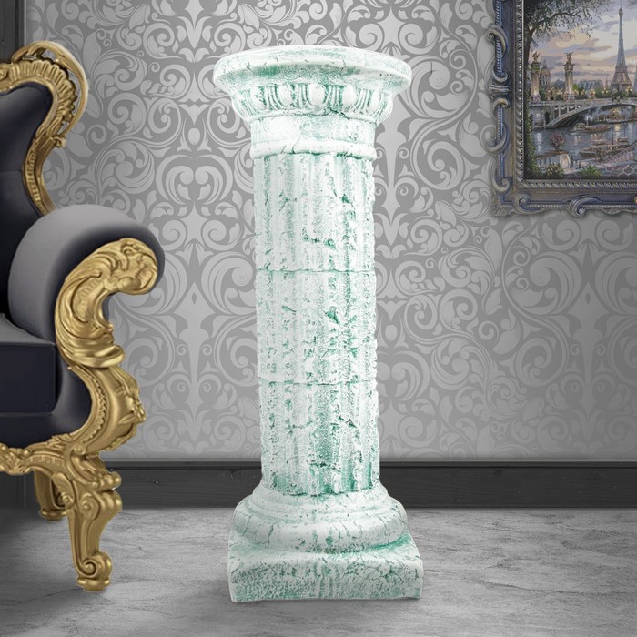 Колонна "Рим№3" мрамор зеленый 60см