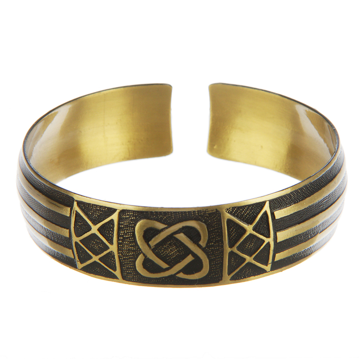 Браслет "Коляда" средний, латунь