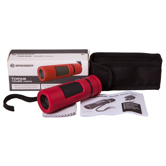 Монокуляр Bresser Topas 10x25 Red