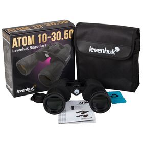 

Бинокль Levenhuk Atom 10-30x50