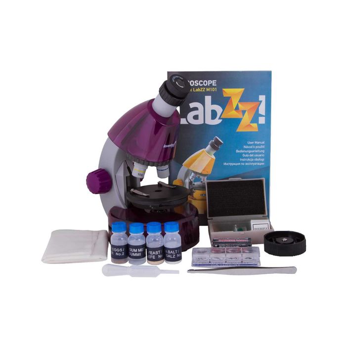 Микроскоп Levenhuk LabZZ M101 Amethyst/Аметист